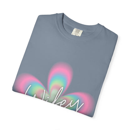 Wifey Flower Tee — Pastel Retro Floral 'Wifey' Graphic T-Shirt