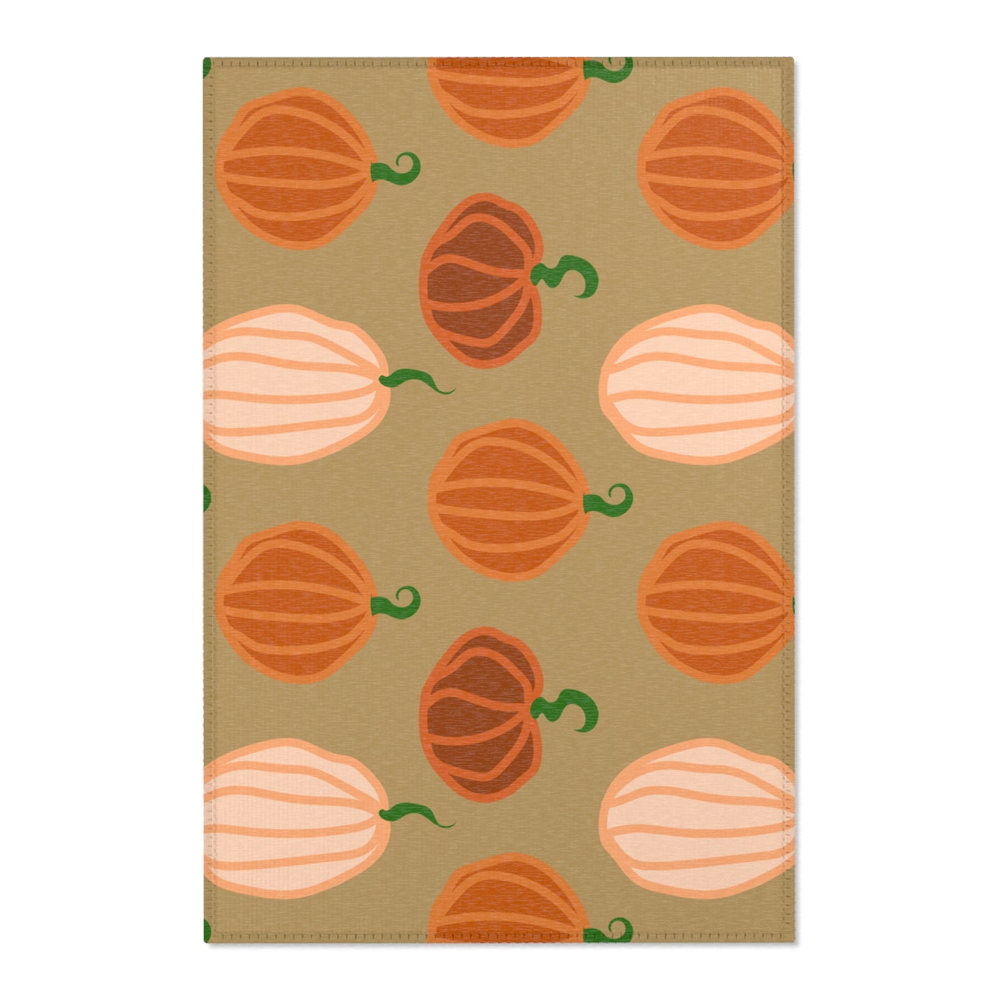 Autumn Pumpkin Area Rug — Cozy Fall Kitchen & Entryway Mat