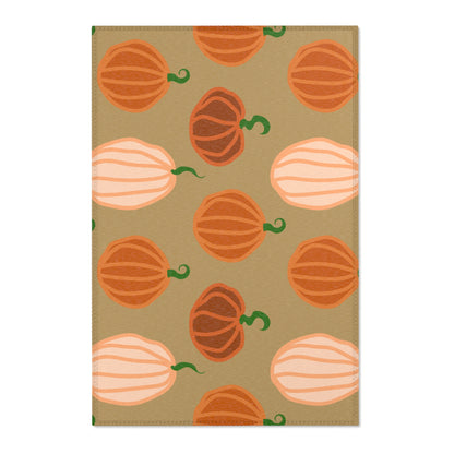 Autumn Pumpkin Area Rug — Cozy Fall Kitchen & Entryway Mat