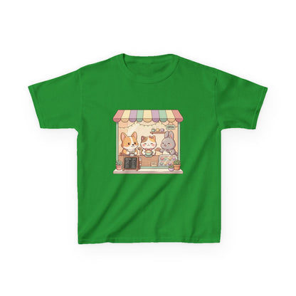 Kids Tee — Cute Animal Bakery Cartoon Graphic