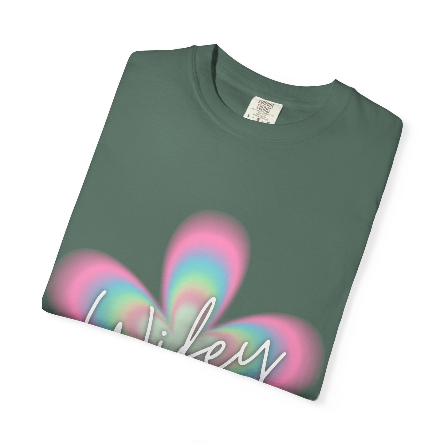 Wifey Flower Tee — Pastel Retro Floral 'Wifey' Graphic T-Shirt