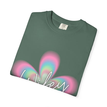 Wifey Flower Tee — Pastel Retro Floral 'Wifey' Graphic T-Shirt