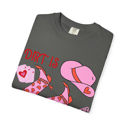 Cowgirl Glitter T-Shirt — "Dirt Is Cowgirl Glitter" Pink Western Tee