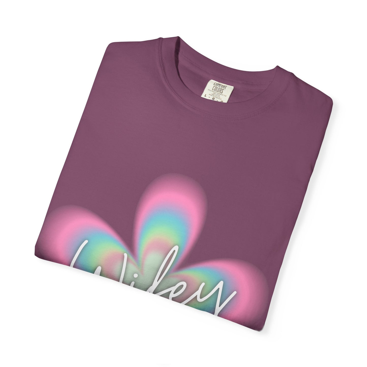 Wifey Flower Tee — Pastel Retro Floral 'Wifey' Graphic T-Shirt