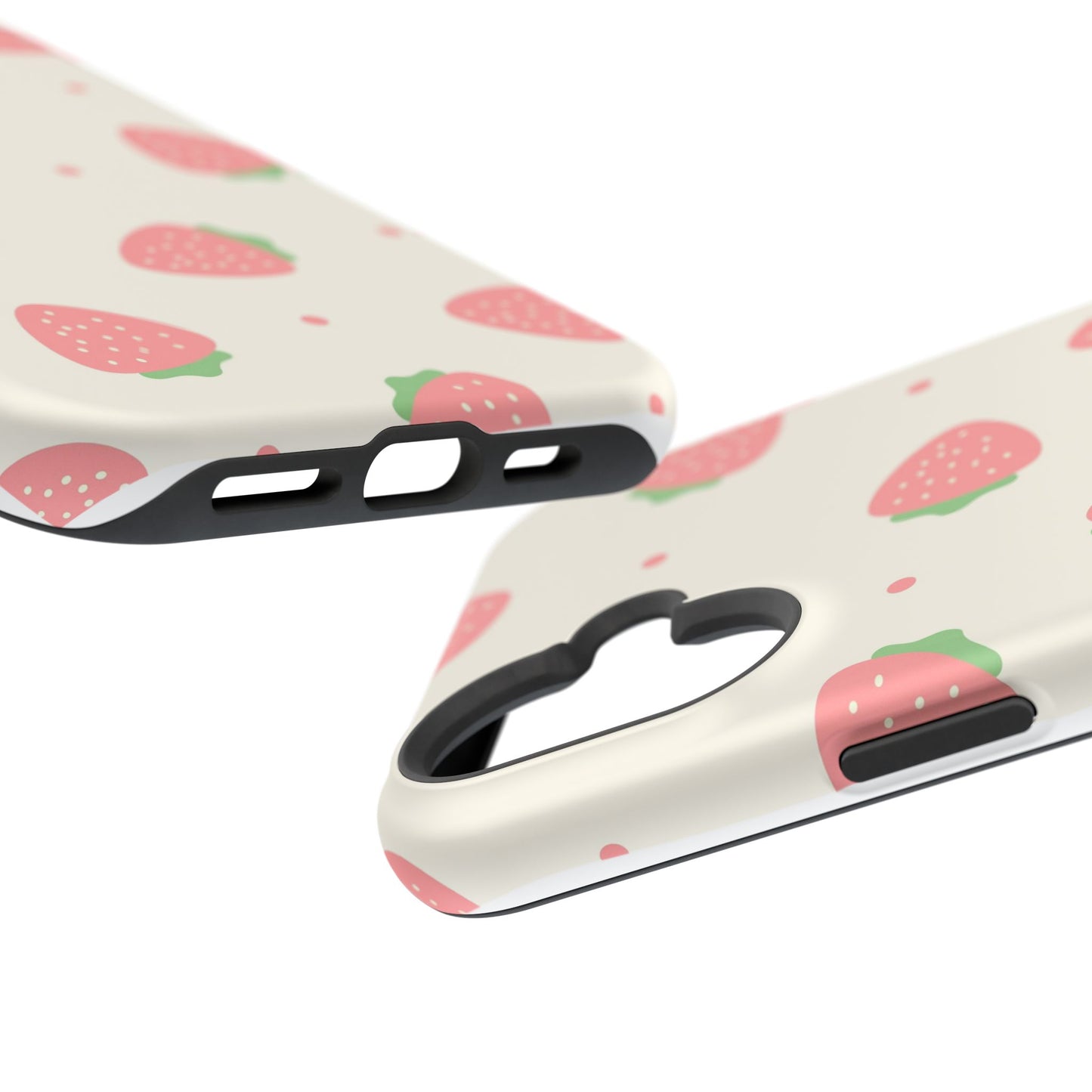 Strawberry Pattern Impact-Resistant Phone Case