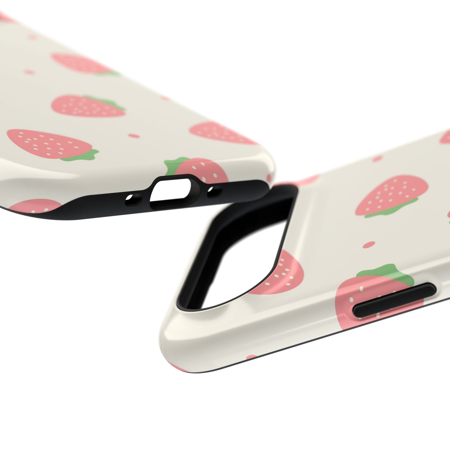 Strawberry Pattern Impact-Resistant Phone Case