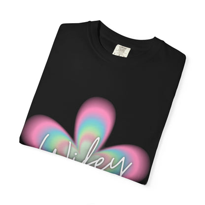 Wifey Flower Tee — Pastel Retro Floral 'Wifey' Graphic T-Shirt