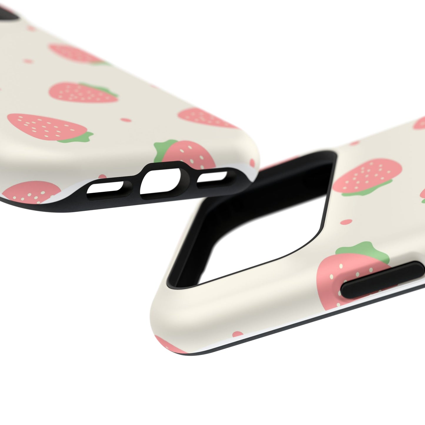 Strawberry Pattern Impact-Resistant Phone Case