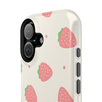 Strawberry Pattern Impact-Resistant Phone Case