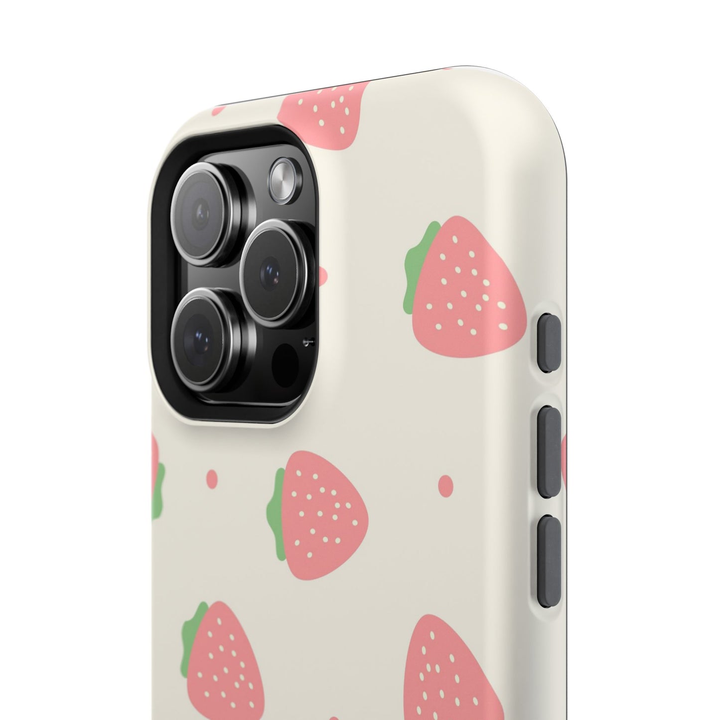 Strawberry Pattern Impact-Resistant Phone Case