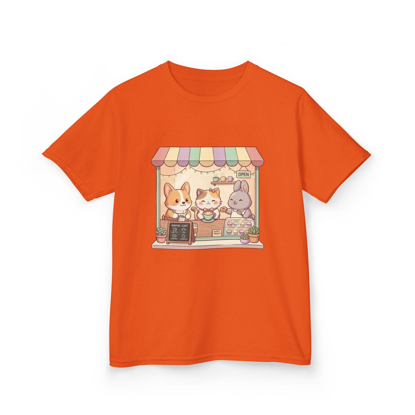 Kids Tee — Cute Animal Bakery Cartoon Graphic