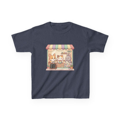 Kids Tee — Cute Animal Bakery Cartoon Graphic