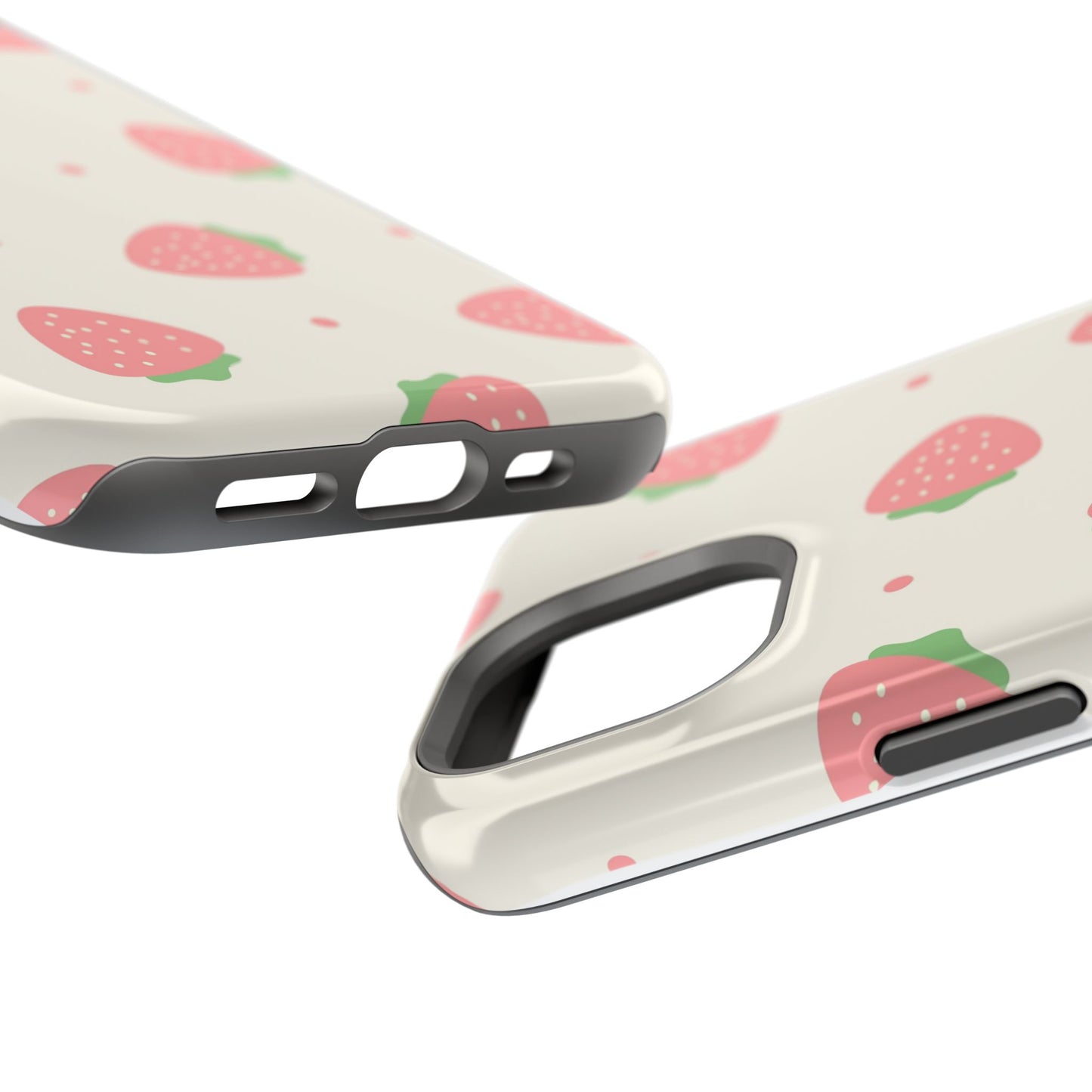 Strawberry Pattern Impact-Resistant Phone Case