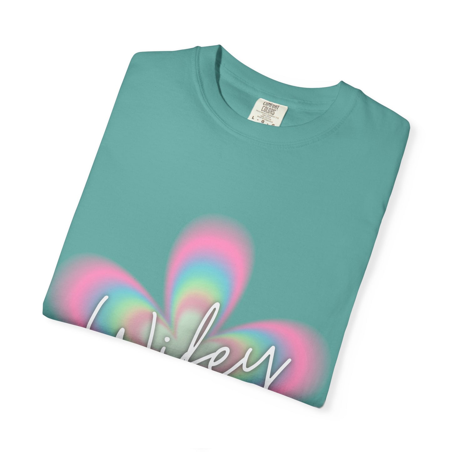 Wifey Flower Tee — Pastel Retro Floral 'Wifey' Graphic T-Shirt