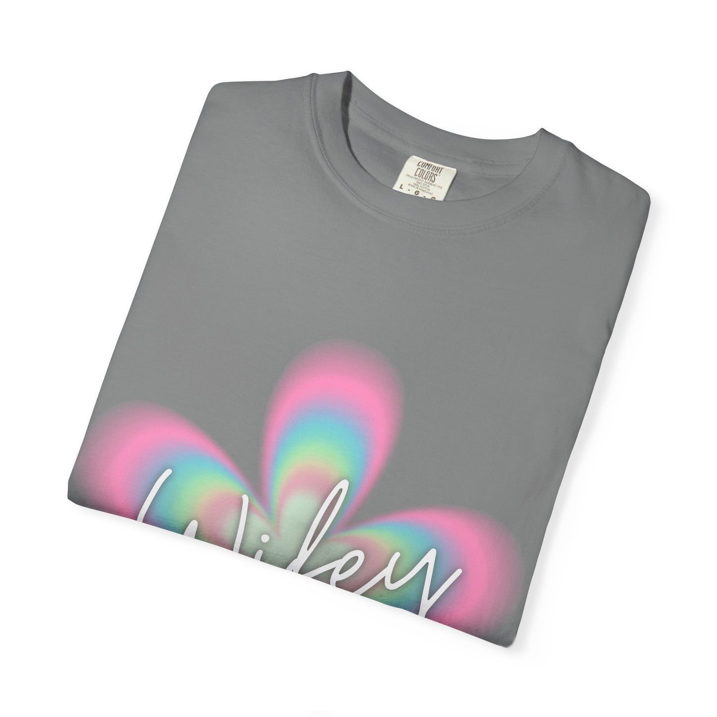Wifey Flower Tee — Pastel Retro Floral 'Wifey' Graphic T-Shirt