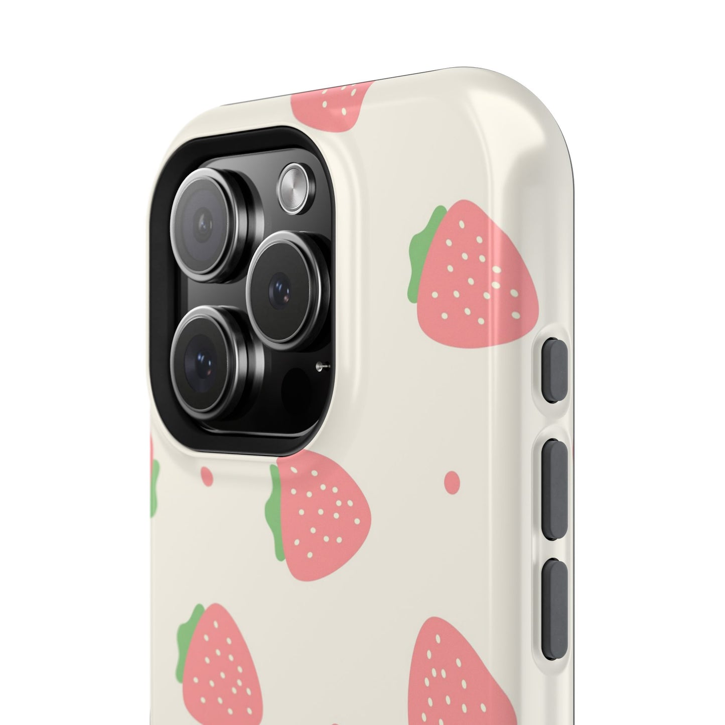 Strawberry Pattern Impact-Resistant Phone Case