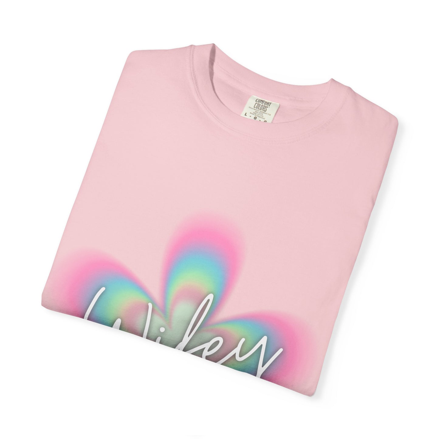 Wifey Flower Tee — Pastel Retro Floral 'Wifey' Graphic T-Shirt