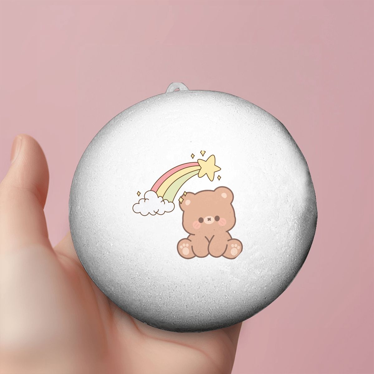 Teddy Bear and Rainbow Squishy