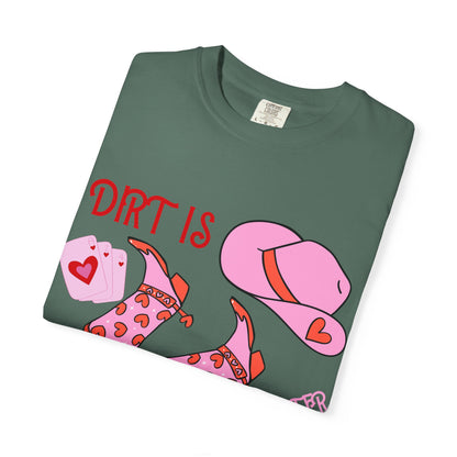 Cowgirl Glitter T-Shirt — "Dirt Is Cowgirl Glitter" Pink Western Tee