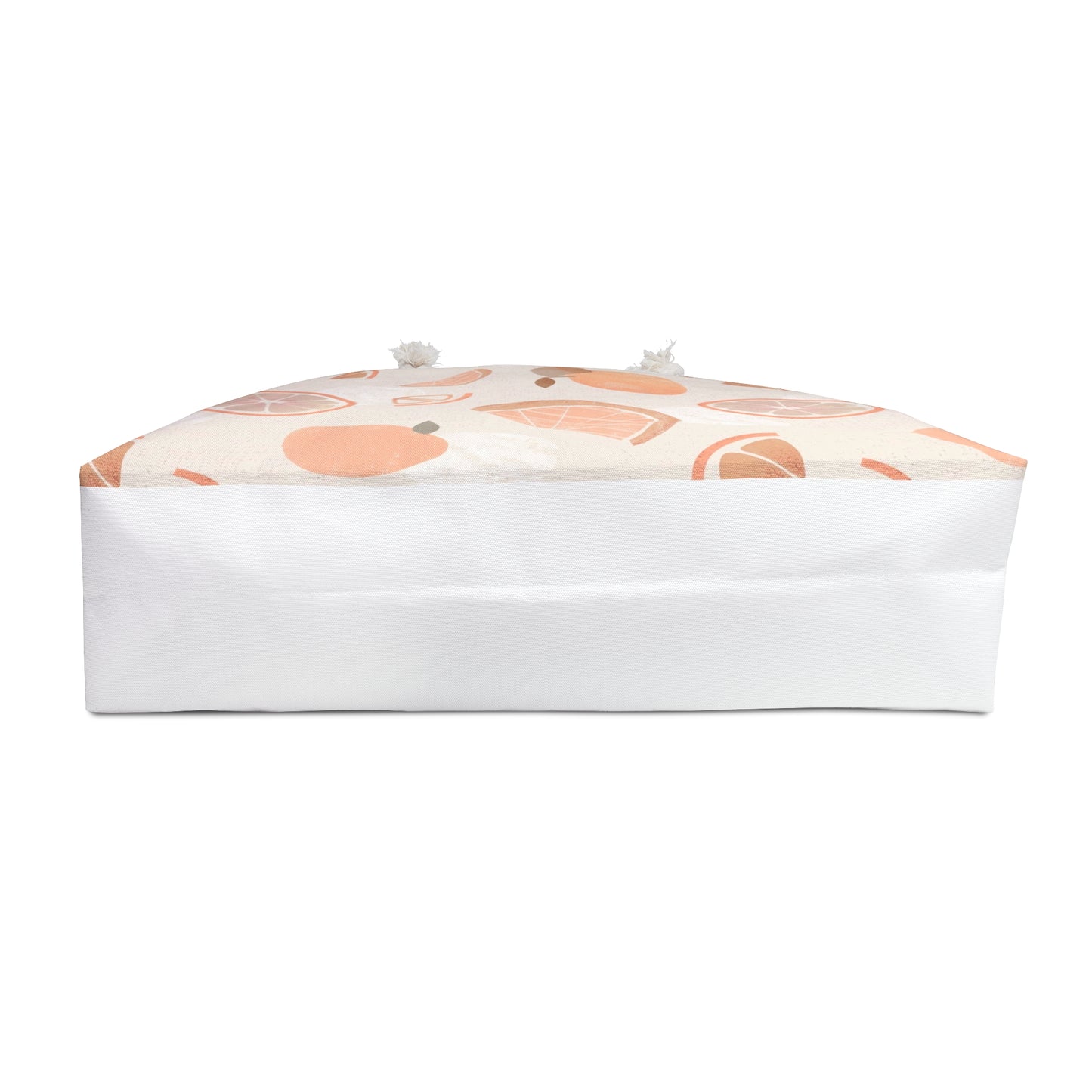 Peach Citrus Weekender Bag — Floral Peach Pattern Travel Tote