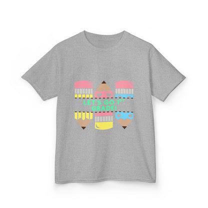 Kids T-Shirt — "Let's Go to 1st Grade" Cute Pencil Back-to-School Tee