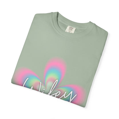 Wifey Flower Tee — Pastel Retro Floral 'Wifey' Graphic T-Shirt
