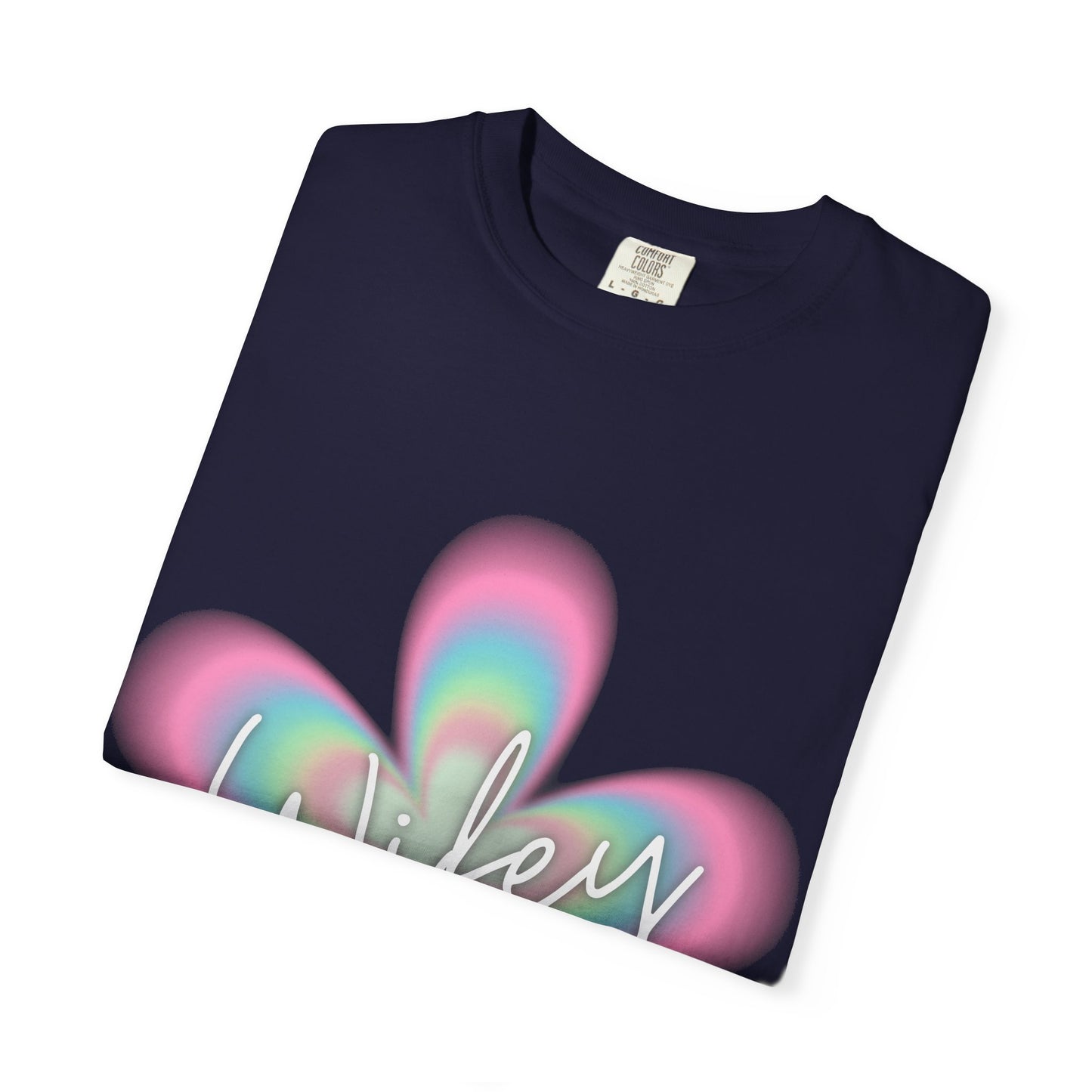 Wifey Flower Tee — Pastel Retro Floral 'Wifey' Graphic T-Shirt