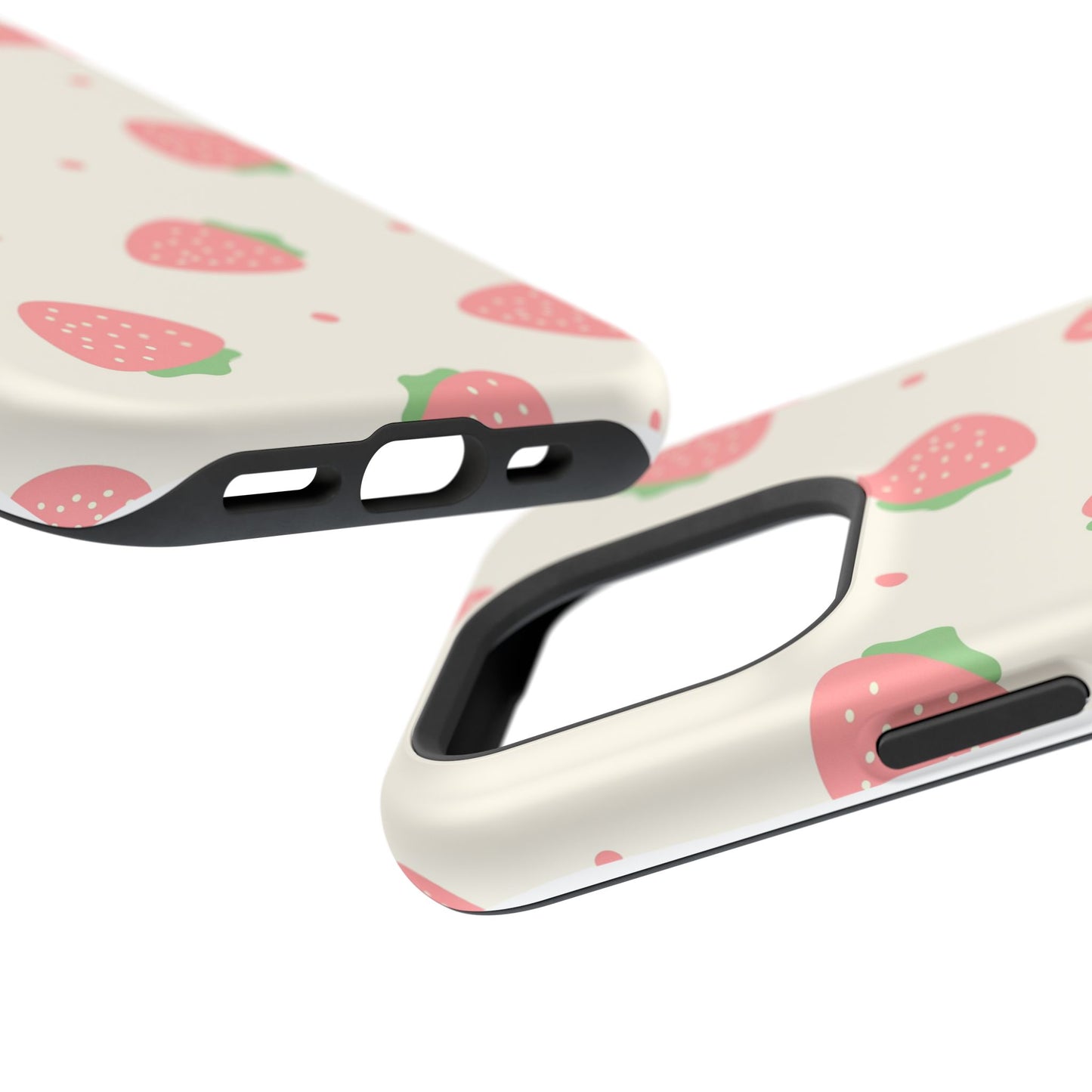 Strawberry Pattern Impact-Resistant Phone Case