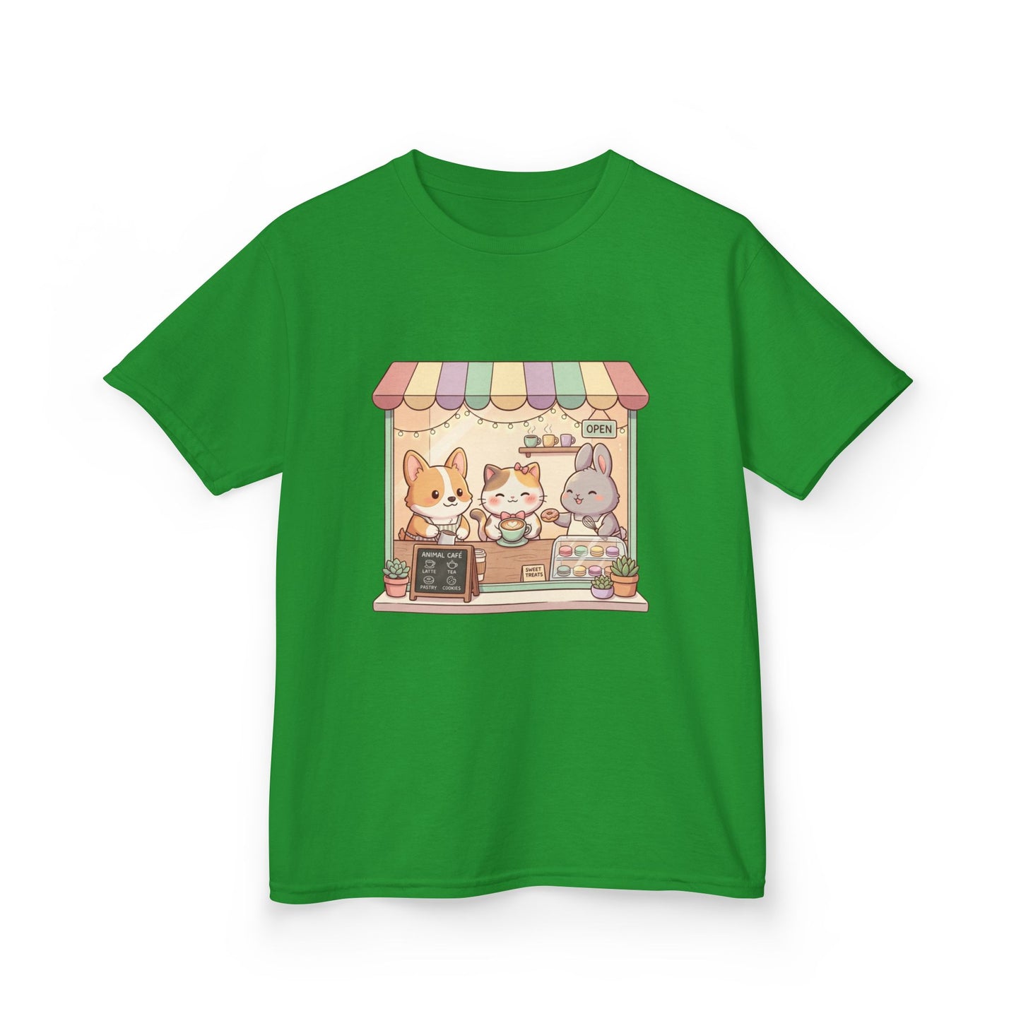 Kids Tee — Cute Animal Bakery Cartoon Graphic