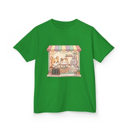 Kids Tee — Cute Animal Bakery Cartoon Graphic