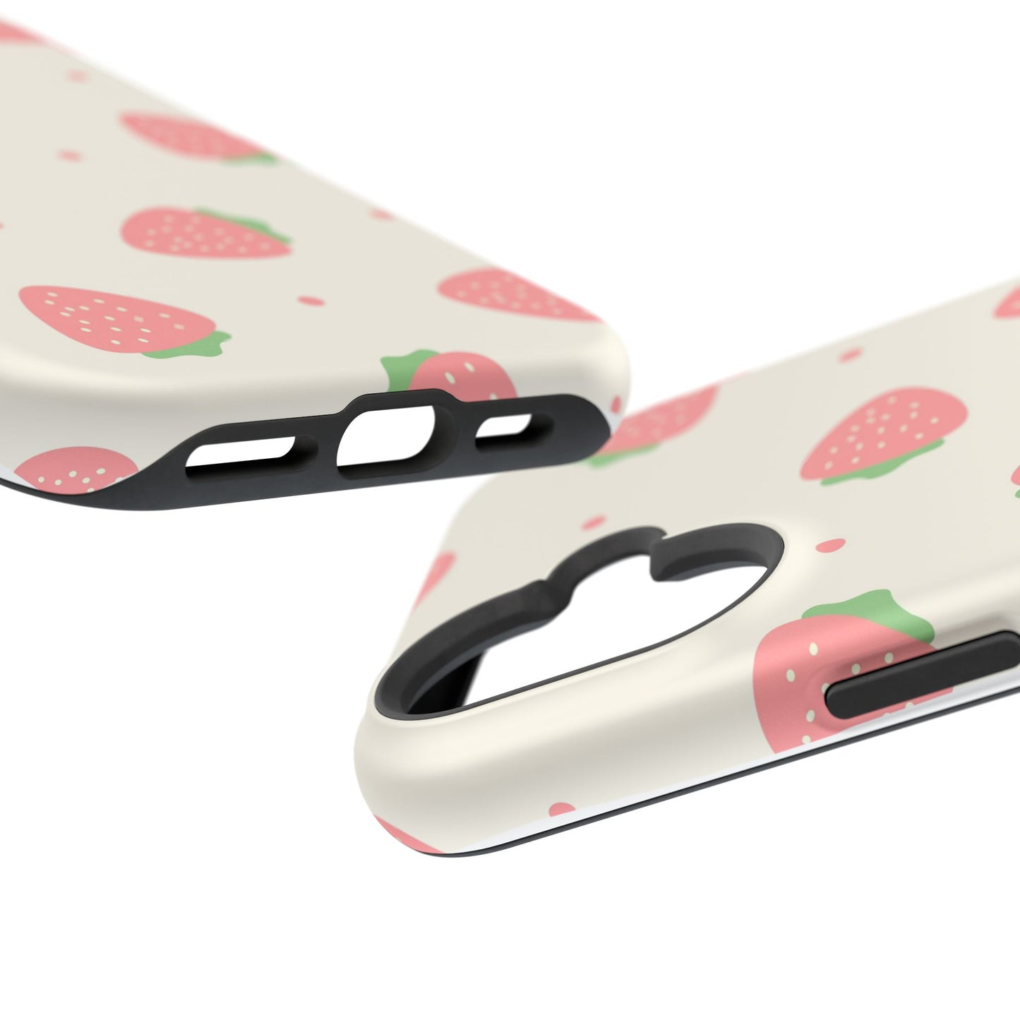 Strawberry Pattern Impact-Resistant Phone Case