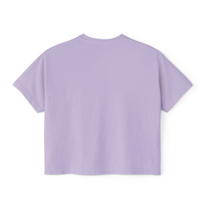Vintage Teacup & Roses Boxy Tee — Floral Tea Party Graphic Shirt