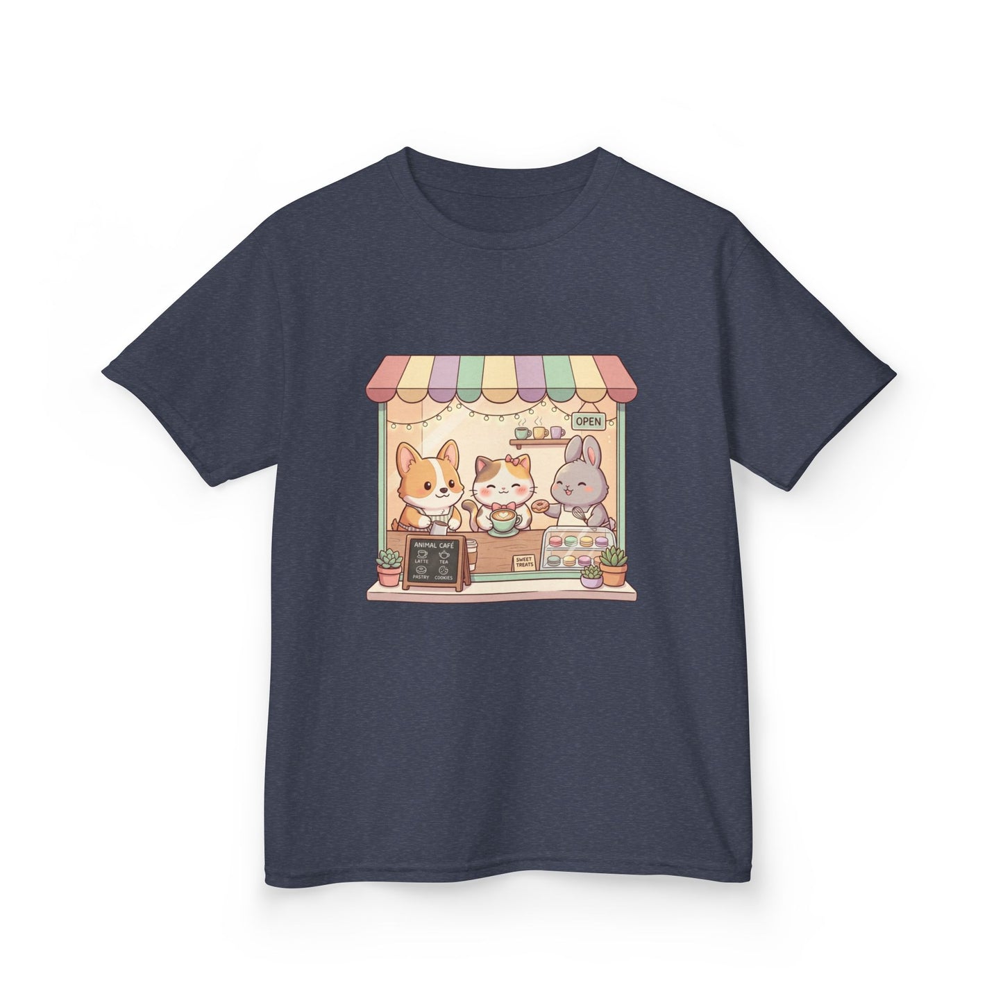 Kids Tee — Cute Animal Bakery Cartoon Graphic