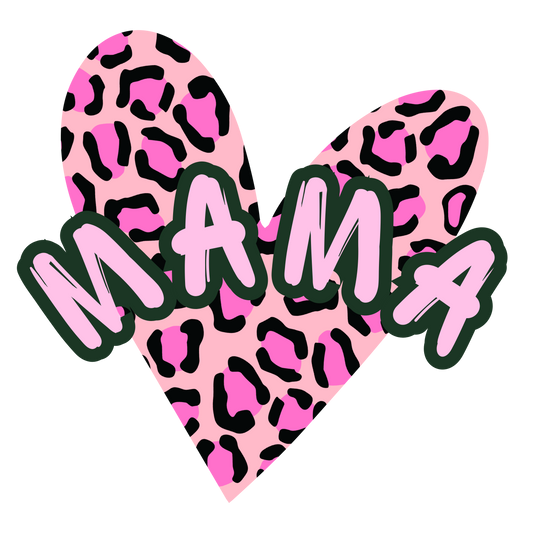 CHEETAH HEART MAMA PNG