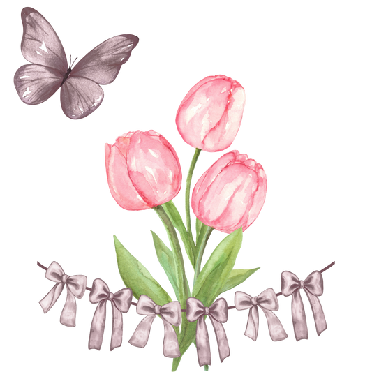 Butterfly and Roses PNG